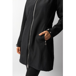 Casaco longo Softshell Anna Horze Preto