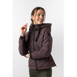 Casaco acolchoado feminino Imelda Horze Fudge / castanho bordô Bord&amp;amp;amp;amp;amp;ocirc;