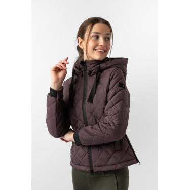 Casaco acolchoado feminino Imelda Horze Fudge / castanho bordô Bord&amp;amp;amp;amp;amp;ocirc;