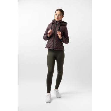Casaco acolchoado feminino Imelda Horze Fudge / castanho bordô Bord&amp;amp;amp;amp;amp;ocirc;