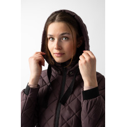 Casaco acolchoado feminino Imelda Horze Fudge / castanho bordô Bord&amp;amp;amp;amp;amp;ocirc;