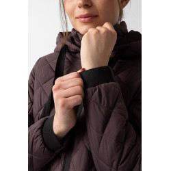 Casaco acolchoado feminino Imelda Horze Fudge / castanho bordô Bord&amp;amp;amp;amp;amp;ocirc;