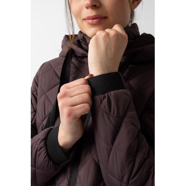 Casaco acolchoado feminino Imelda Horze Fudge / castanho bordô Bord&amp;amp;amp;amp;amp;ocirc;