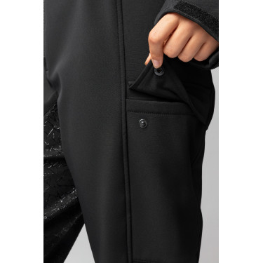Macacão Softshell Cynthia Horze Preto Macacão Softshell Cynthia Horze Preto