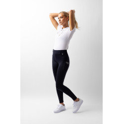 Legging de aderência total Horze Dea feminino Marinho escuro Azul Legging de aderência total Horze Dea feminino Marinho escuro Azul