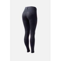 Legging de aderência total Horze Dea feminino Marinho escuro Azul Legging de aderência total Horze Dea feminino Marinho escuro Azul