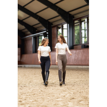 Legging de aderência total Horze Dea feminino Marinho escuro Azul Legging de aderência total Horze Dea feminino Marinho escuro Azul