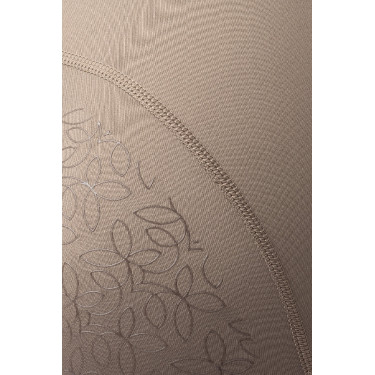 Legging de equitação com grip integral Horze Dea, feminino Castanho morel