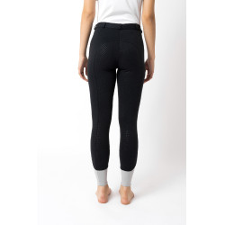 Calça de equitação Horze Felicia com grip integral Marinho escuro Azul