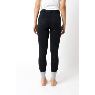 Calça de equitação Horze Felicia com grip integral Marinho escuro Azul