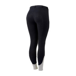 Calça de equitação Horze Felicia com grip integral Marinho escuro Azul