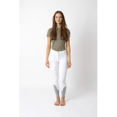 Calça de equitação com grip e bolso seguro