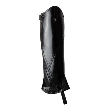 Mini-chaps Horze Wicklow com perfurações florais Preto