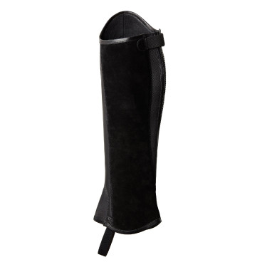 Mini-chaps Horze Wicklow com perfurações florais Preto