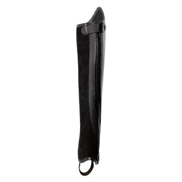 Mini-chaps Horze Wicklow com perfurações florais Preto