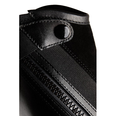 Mini-chaps Horze Wicklow com perfurações florais Preto