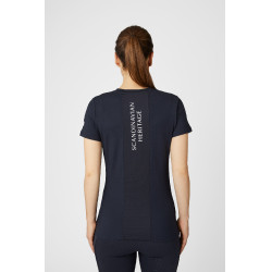 Camiseta de maternidade funcional Horze Lily Marinho escuro Azul