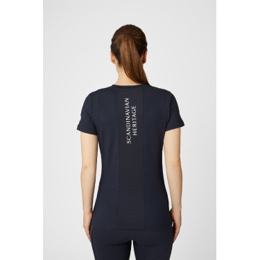 Camiseta de maternidade funcional Horze Lily Marinho escuro Azul