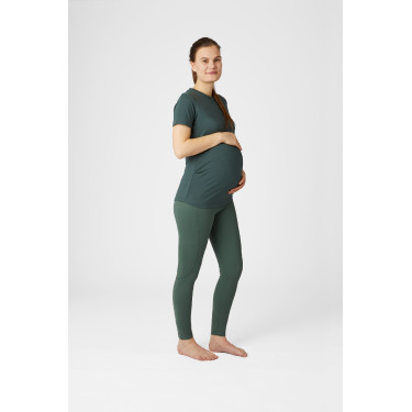 Camiseta de maternidade funcional Horze Lily Coentro verde Camiseta de maternidade funcional Horze Lily Coentro verde