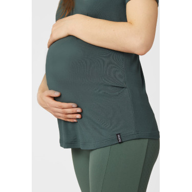 Camiseta de maternidade funcional Horze Lily Coentro verde Camiseta de maternidade funcional Horze Lily Coentro verde