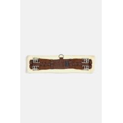 Cilindro de dressage Tartu em neoprene com pele sintética não removível Horze Marron demitasse Castanho Cilindro de dressage Tartu em neoprene com pele sintética não removível Horze Marron demitasse Castanho