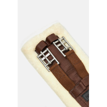 Cilindro de dressage Tartu em neoprene com pele sintética não removível Horze Marron demitasse Castanho Cilindro de dressage Tartu em neoprene com pele sintética não removível Horze Marron demitasse Castanho