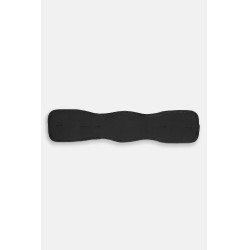 Cilheira de adestramento pré-moldada em neoprene Samara com elástico Horze Preto