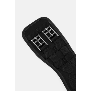 Cilheira de adestramento pré-moldada em neoprene Samara com elástico Horze Preto