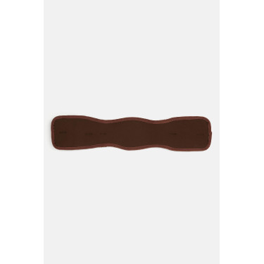 Cilheira de adestramento pré-moldada em neoprene Samara com elástico Horze Marron demitasse Castanho Cilheira de adestramento pré-moldada em neoprene Samara com elástico Horze Marron demitasse Castanho