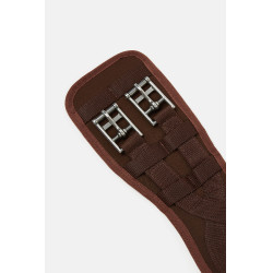 Cilheira de adestramento pré-moldada em neoprene Samara com elástico Horze Marron demitasse Castanho Cilheira de adestramento pré-moldada em neoprene Samara com elástico Horze Marron demitasse Castanho