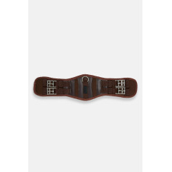 Cilheira de neoprene para dressage Varna sem elástico Horze Marron demitasse Castanho