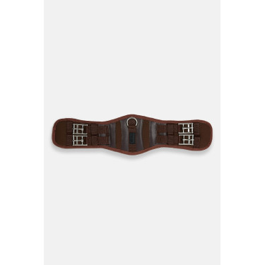 Cilheira de neoprene para dressage Varna sem elástico Horze Marron demitasse Castanho