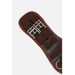Cilheira de neoprene para dressage Varna sem elástico Horze Marron demitasse Castanho