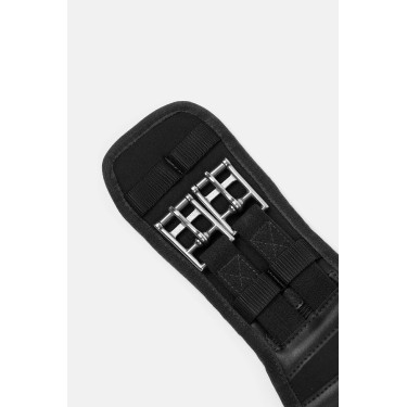 Cilha de adestramento em neoprene Varna com elástico Horze Preto Cilha de adestramento em neoprene Varna com elástico Horze Preto