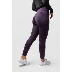 Calça Térmica com Assento Total Mira Feminina Horze Erva-dos-negreiros Violeta