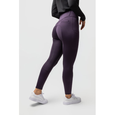 Calça Térmica com Assento Total Mira Feminina Horze Erva-dos-negreiros Violeta
