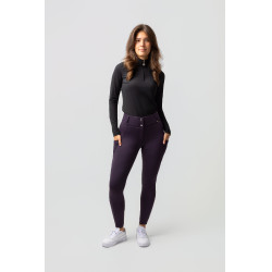 Calça Térmica com Assento Total Mira Feminina Horze Erva-dos-negreiros Violeta