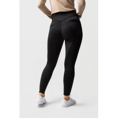 Calça Térmica com Assento Total Mira Feminina Horze Preto