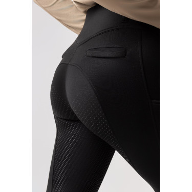 Calça Térmica com Assento Total Mira Feminina Horze Preto