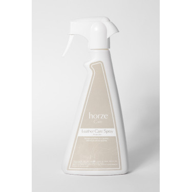 Spray de manutenção de couro tudo-em-um Horze Perfeitamente pálido marrom claro Bege