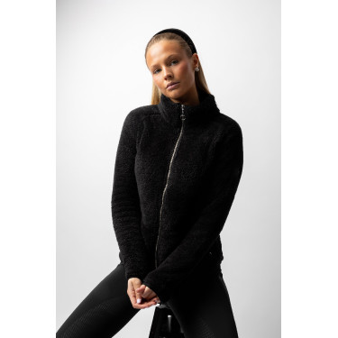 Casaco polar de ursinho Merida Horze feminino Preto Casaco polar de ursinho Merida Horze feminino Preto