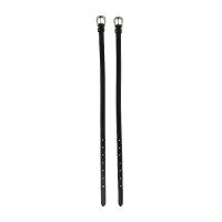 Tiras de esporas Marseille Horze fivela com strass Castanho escuro / prata Tiras de esporas Marseille Horze fivela com strass Castanho escuro / prata