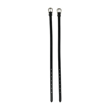 Tiras de esporas Marseille Horze fivela com strass Preto / prata Tiras de esporas Marseille Horze fivela com strass Preto / prata