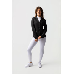 Casaco de competição Horze Ada feminino Preto Casaco de competição Horze Ada feminino Preto