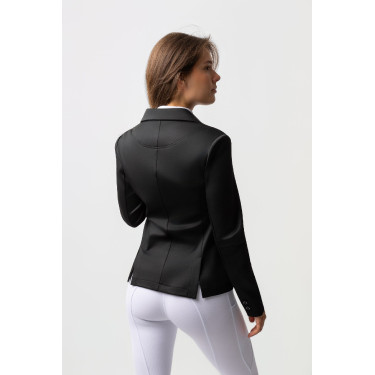 Casaco de competição Horze Ada feminino Preto Casaco de competição Horze Ada feminino Preto