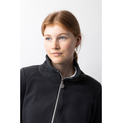 Casaco de equitação polar Horze Ellie feminino Marinho escuro Azul
