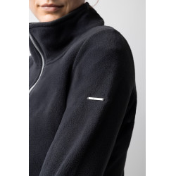 Casaco de equitação polar Horze Ellie feminino Marinho escuro Azul