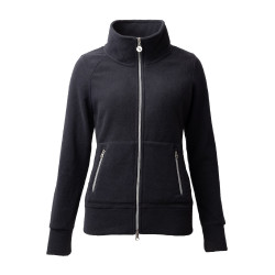 Casaco de equitação polar Horze Ellie feminino Marinho escuro Azul