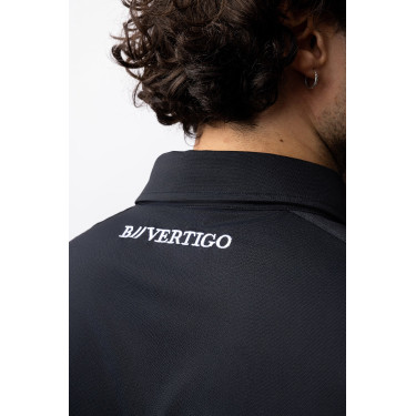 Polo funcional B Vertigo Flynn masculino Cinza antracite escuro Cinzento