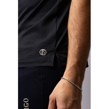 Polo funcional B Vertigo Flynn masculino Cinza antracite escuro Cinzento